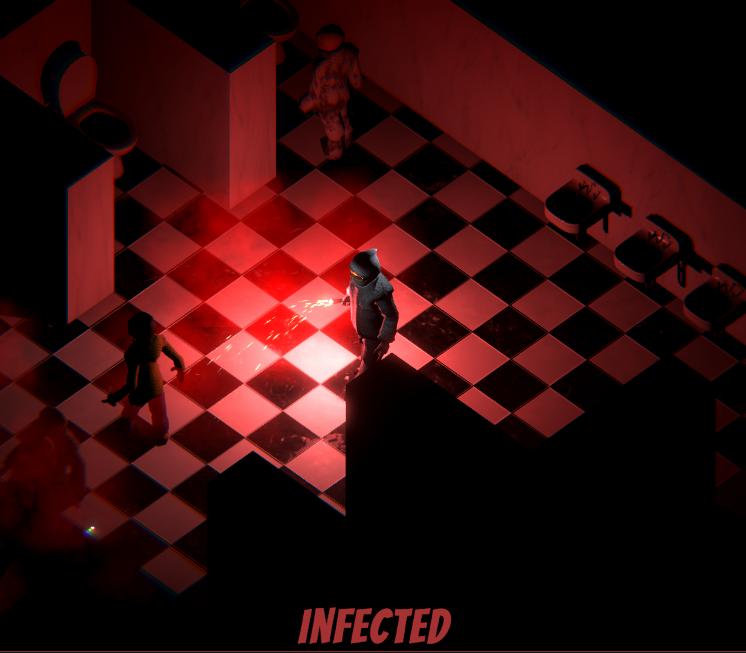Infected: Outpost - Developed using C# in Unity Engine and Blender